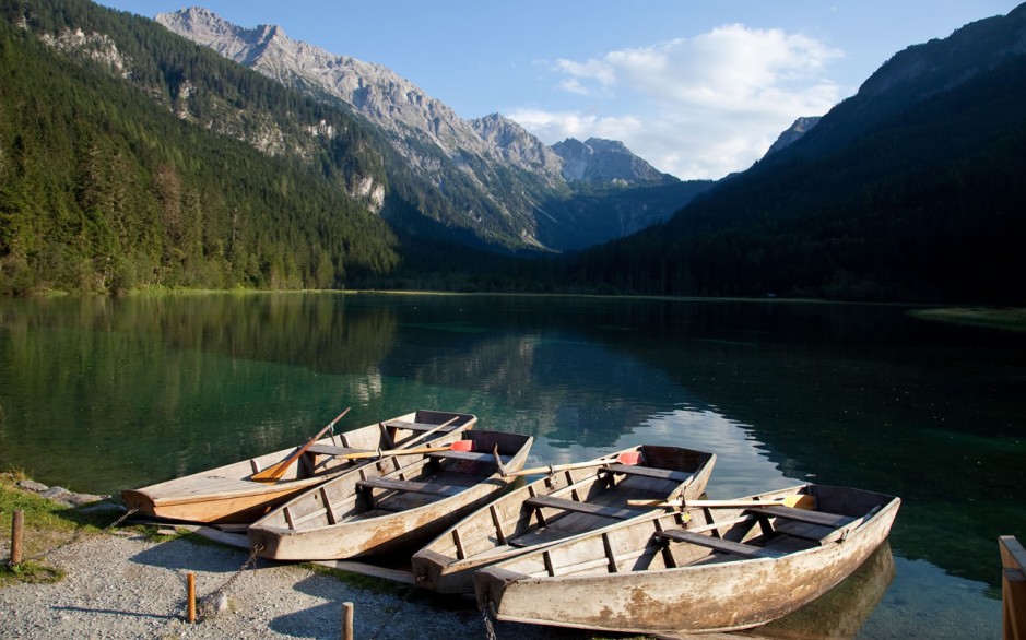 Boot fahren am Bergsee in Wagrain &copy; TVB Wagrain-Kleinarl