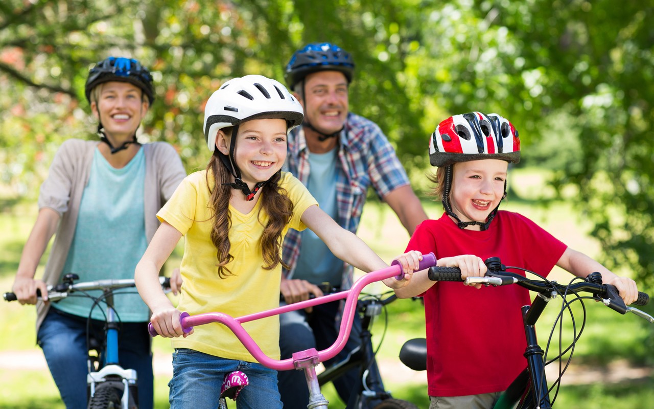 Family excursions by mountain bike on summer holidays in Wagrain