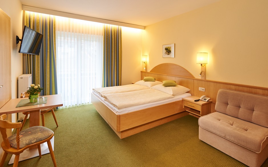 Doppelzimmer in der Pension Panorama in Wagrain