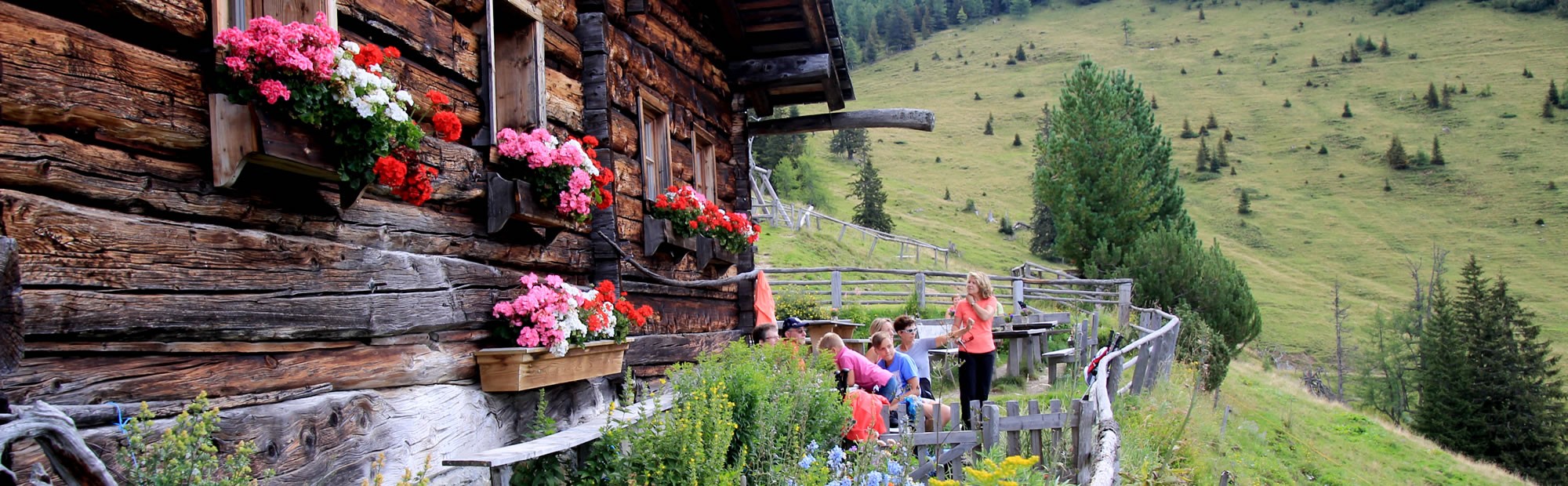 Rast auf der Almhütte im Sommerurlaub © TVB Wagrain-Kleinarl